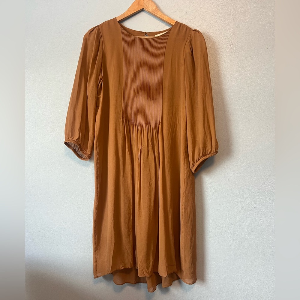 Schumacher silk peasant dress